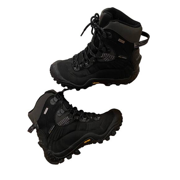 Mettle Winter Chameleon tHERMO 8 Waterproof Hicking Black Boots Vibram Sole 6us - Picture 3 of 6